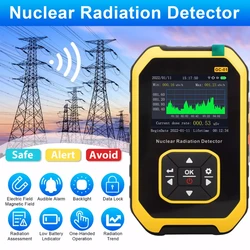 Portable Nuclear Radiation Detector GM Geiger Counter Tube β γ X-Ray Dosimeter