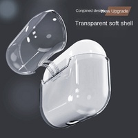 Integrated design transparent headphone case for AirPods1/2 AirPods Pro2nd AirPods 3 case headphone fall protection case