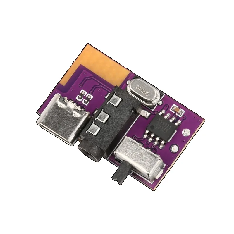DC3.5V-5V Bluetooth Amplifier Module 5W Mono Audio Amplifier BT Decoder Board Support TWS Pairing Type-C interface