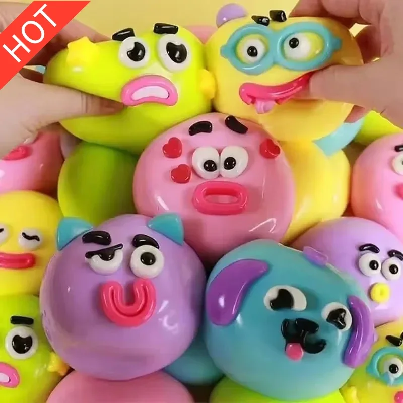 

Smushers Squishy DIY Curiosities Dog Face Swap Soft Moldable Slow Rise Squeeze Toy Blind Box Relaxing Sensory Gift
