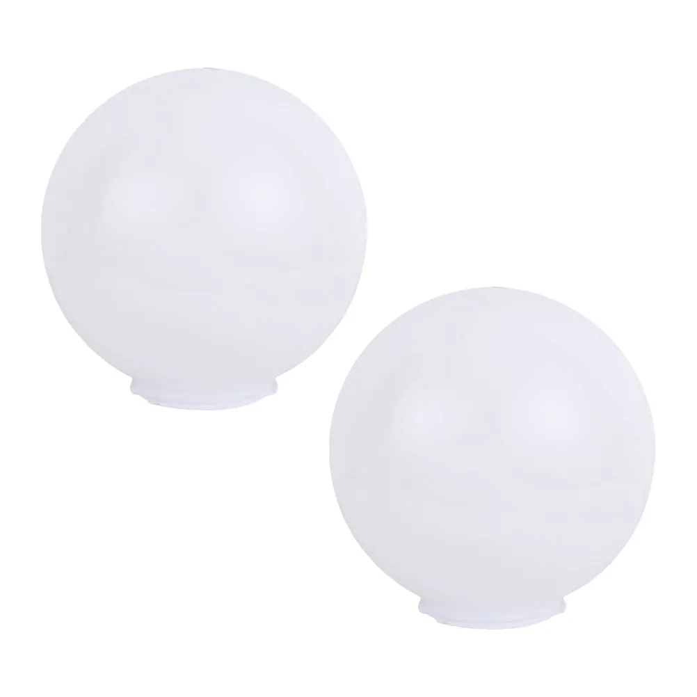 Acrylic Wall Lamp Shades 2 Pack Round Ball Light Covers Dust and Insect Protection for Bedroom Living Room