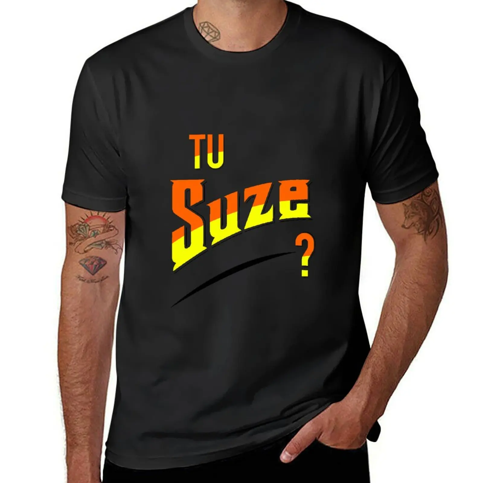 Sie suze? T-Shirt plus Größen Tier druck für Jungen ästhetische Kleidung Herren bekleidung