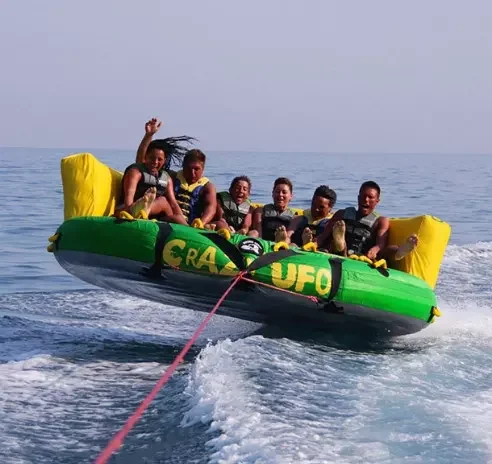 6 Riders Inflatable Towable Bandwagon Boat,Inflatable Ufo Sofa,Inflatable Water Toys