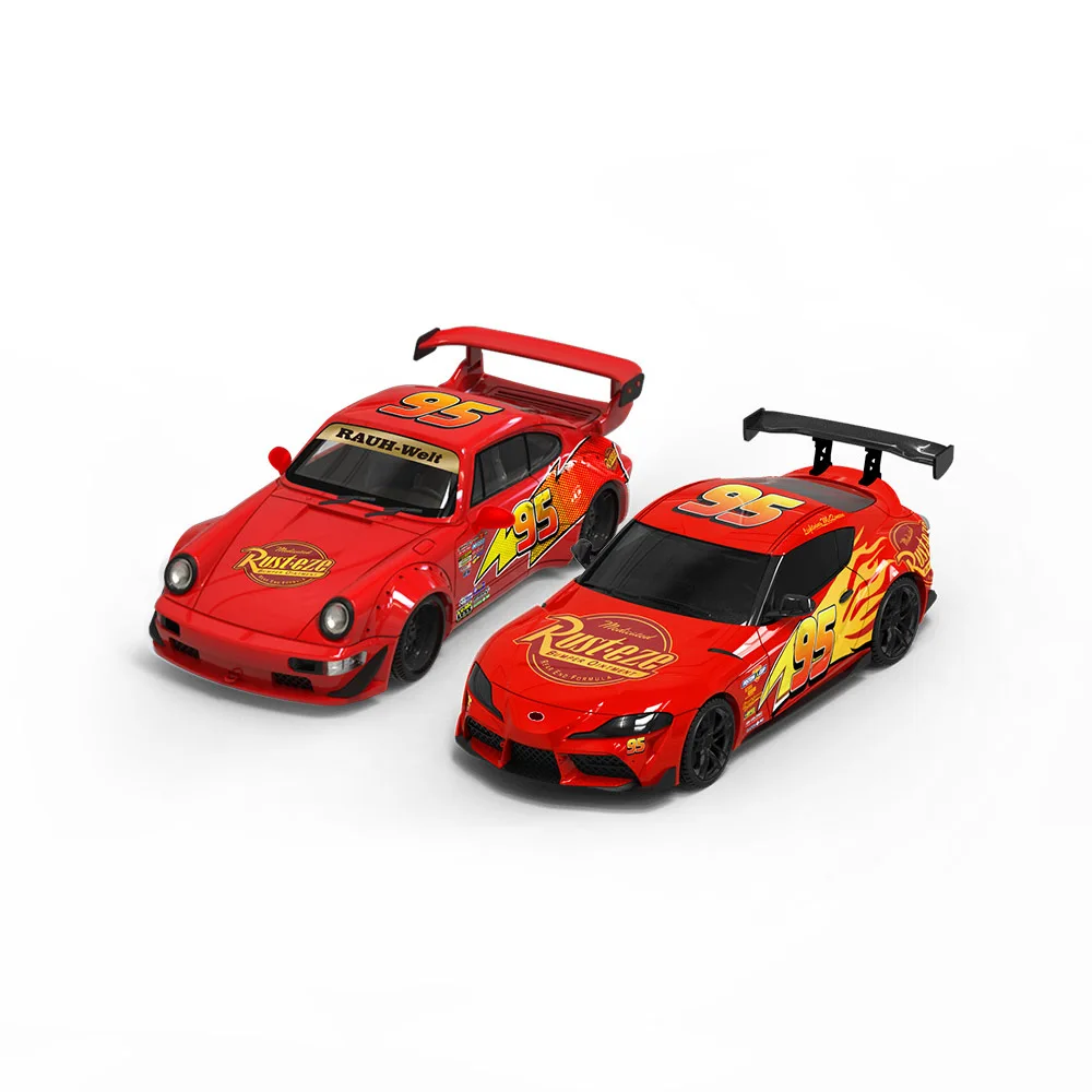

*Pre-order*Cool Car 1:64 A90/964 Red Painting Simulation Alloy Car Model, Action & Toy Figur for Collection&Display&Gift
