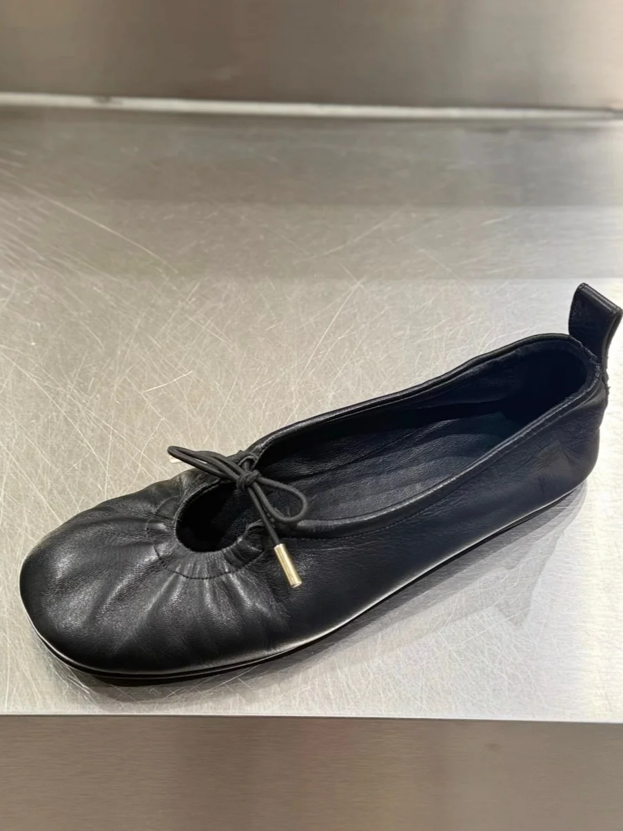 retro-soft-surface-round-head-hollow-out-tie-front-ballet-flat-shoes-mary-janes-low-cut-slip-on-fashion-single-shoes-for-women