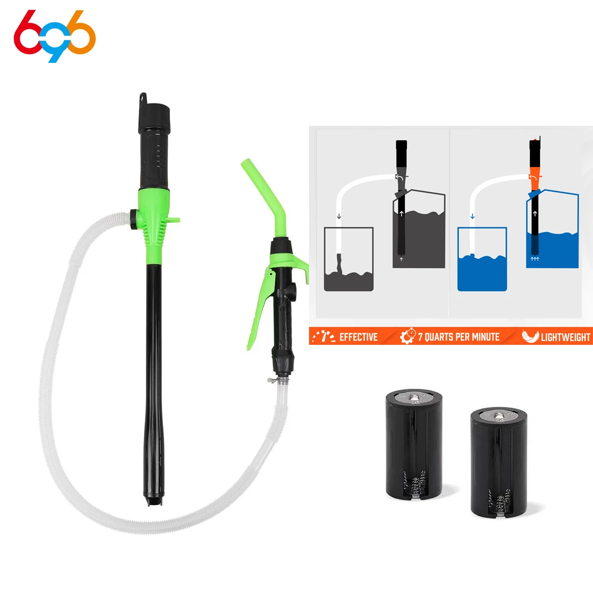 

Перекачивающий насос с батарейным питанием 2025, мотоциклетный автомобильный газовый масляный насос с насадкой для контроля расхода, жидкий бензиновый насос, дизайн фильтра