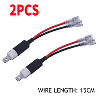 2PCS H1 Replacement Single Converter Wiring Connector Cable Conversion Adapter Holder for HID Headlight Bulb Accessories