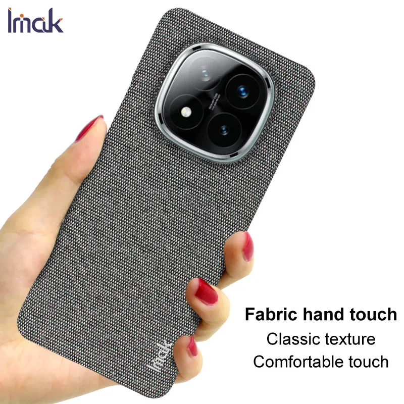 Redmi Note 14 Pro Case IMAK Ruiyi Series Fabric Cover for Xiaomi Redmi Note14 Pro+ Plus 5G