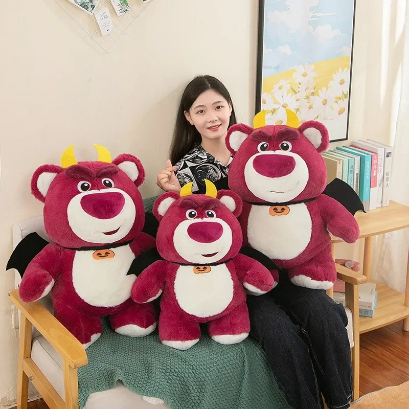 Disney Toy StoryLotso คอสเพลย์ปีศาจฮาโลวีนตุ๊กตาน่ารักหมอนนุ่ม Plushies เด็กวันเกิดคริสต์มาสของขวัญ