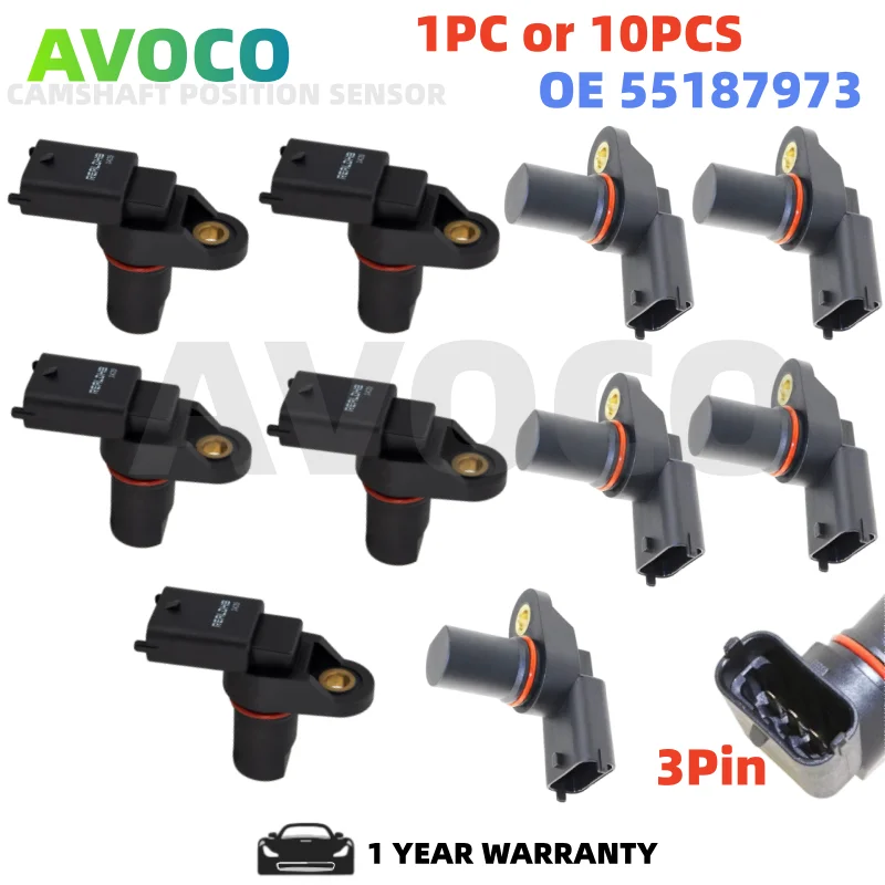 1PCS/10PCS Nuevo Sensor de Posición del Árbol de Levas (CPS) para ALFA ROMEO 159 BRERA SPIDER 1.9 2.2 JTS 55187973 112685 1319158 0232103052
