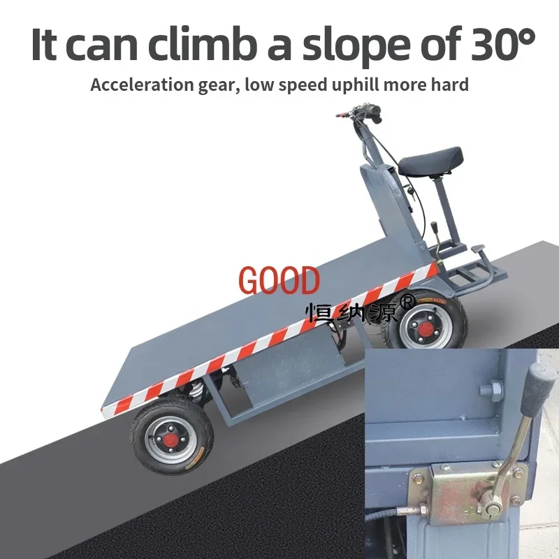 48 В 1000 Вт тележка Долли, движущаяся платформа, ручная грузовик, загрузка 900 кг для складских строительных площадок