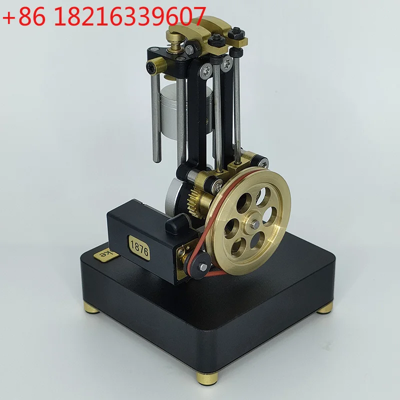 TAO Precision Micro Single Cylinder Engine Model Creative Metal Engine Model Toys and Gifts Crafts