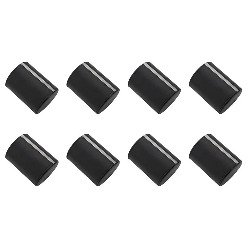 Hot kf-8X Black Necktie Neck Tie Storage Case Travel Gift Box Cylinder Shape