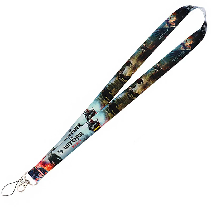 A0235 Game Witcher Neck Strap Lanyard for Keys ID Card Mobile Phone Straps USB Badge Holder DIY Neck Strap Hang Rope