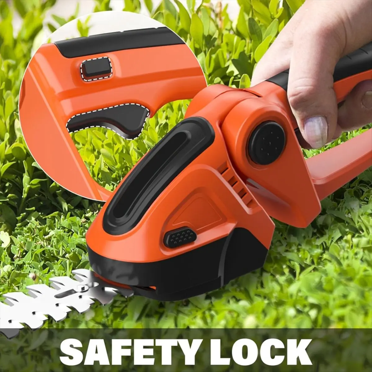 

*X07A Electric Hedge Trimmer Household Lawn Mower Garden Bush Scissors Grass Scissors for 24V Battery