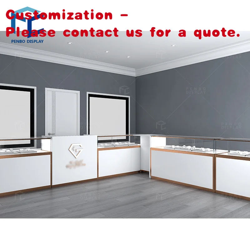 

custom.Custom Retail Store Names Decorative Design Jewelry Store Decor Shop Jewellery Showcase With Led Strips