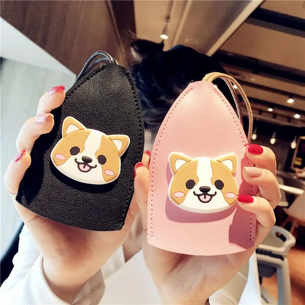 Cartoon Animals Corky Bag Women Car Key Keychain Pouch Key Wallets Pull Type Key Bag Housekeepers Key Holder