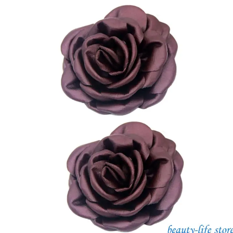 

Artificial Flower Shoe Charm Flower Clip On Shoe Charm Buckles Women Footwear Accessories for Wedding Shoe High Heel 517D