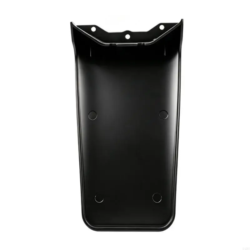 D5BE Electric Dirt Bike Rear Mudguard Panel, Carbon Texture ABS Wheel Cover with Preformed Mounting Holes for Rear Wheel Mud