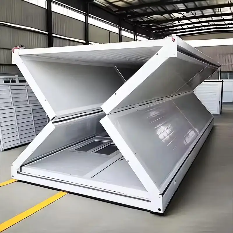 Durable X-Type Steel Structure Flat Pack Container House Easy Install Portable Cabin