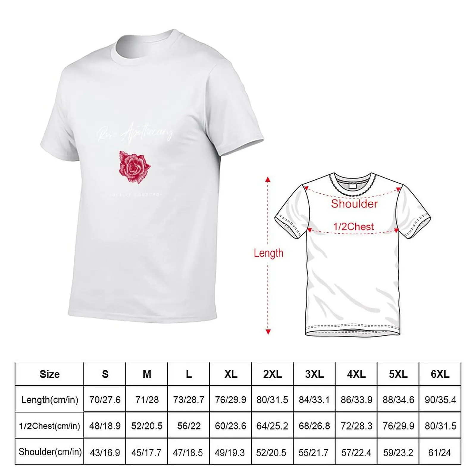 Rose Apothecary T-Shirt anime t shirts oversize printed t shirts for man T-Shirt