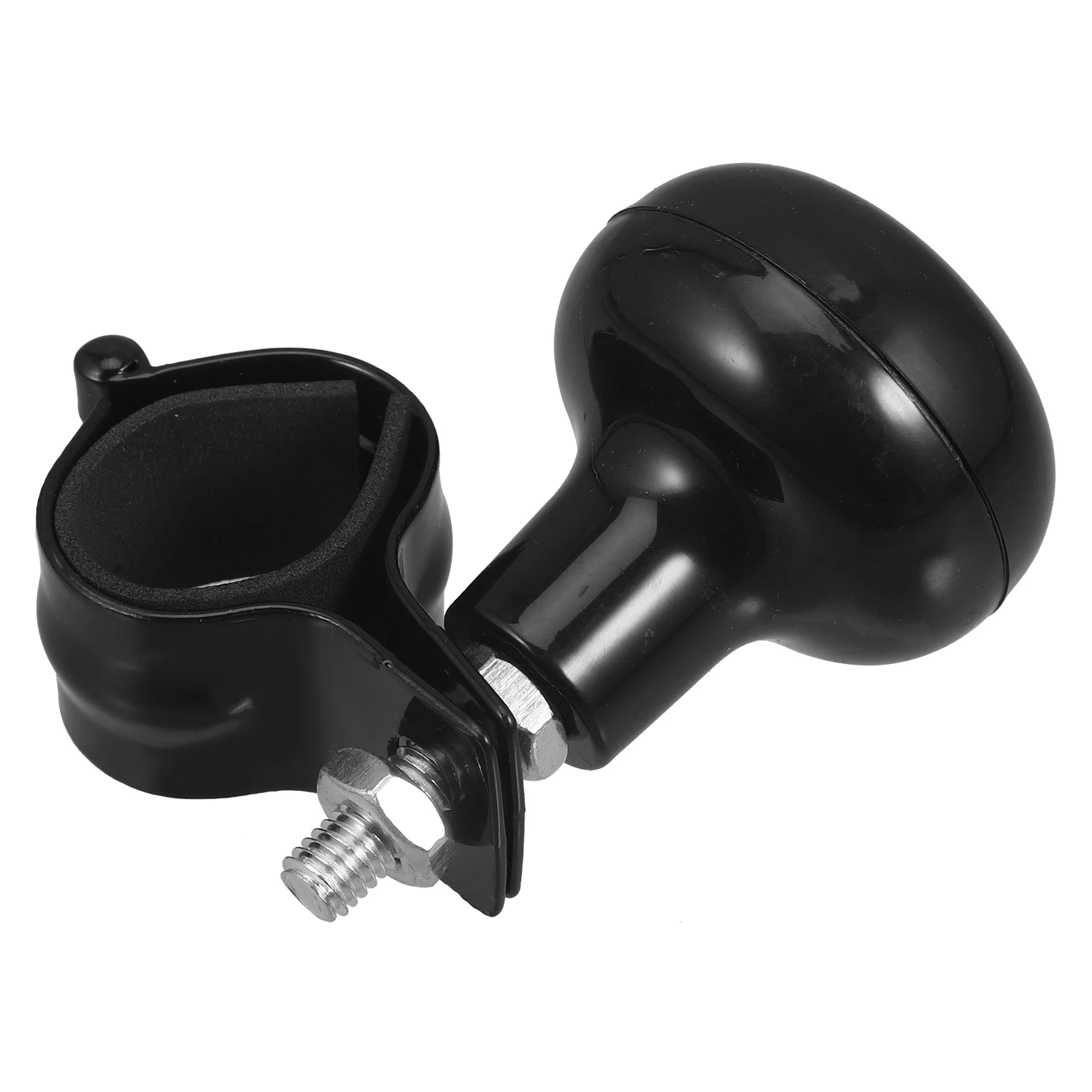

1pcs Steering Wheel Spinner Black Steering Wheel Ball Car Accessories 360 Degree Rotation Rubber Pad Easy Install
