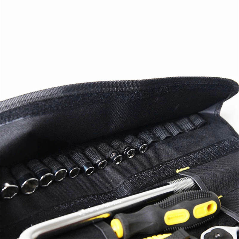 Tool Storage Bag Accessories Parts Roll-up Motorcycle Wrench Spanner Socket Package Holder Oxford cloth Practical