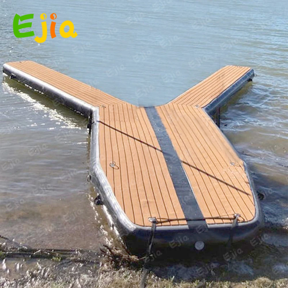 20ft-6m  Free Shipping Floating Y -Shape Inflatable Y Pontoon Platform Parking Dock  Island Platform for Jet Ski/Yacht/Boat