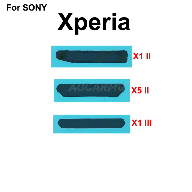 Aocarmo For SONY Xperia 1 II III 5 II X1ii X1iii X5ii Top Dust Mesh Ear Speaker Earpiece Grid With Waterproof Adhesive