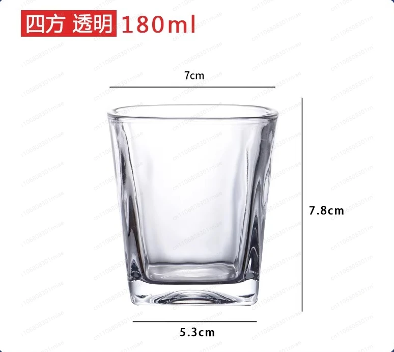 Hotel B&B customized mouthwash cup, Nordic style thickened glass toiletry cup, commercial room toothbrushing cup