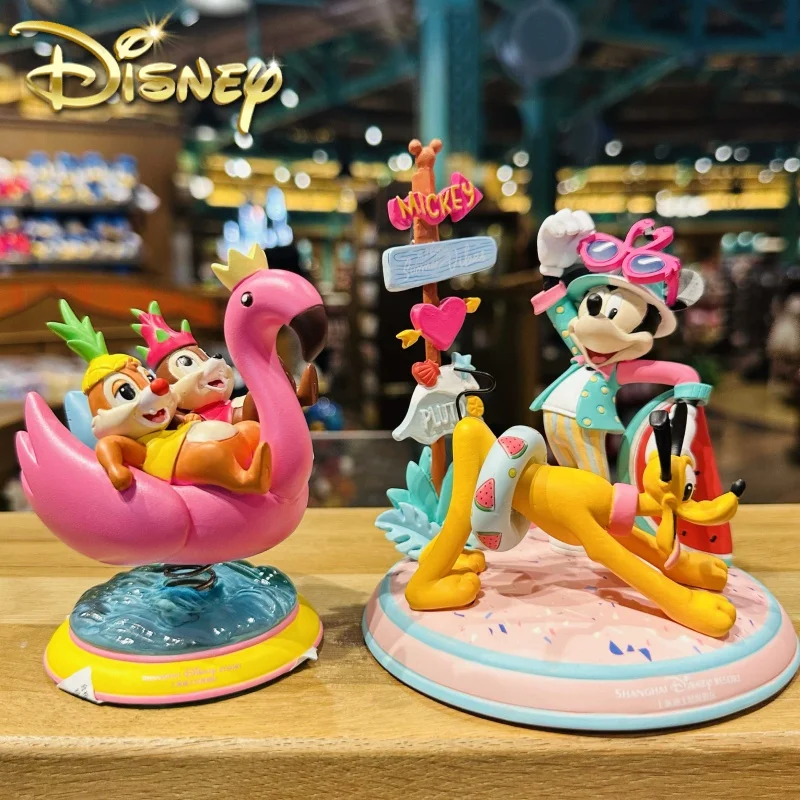 

Genuine Disney Mickey Pluto Photo Folder Mickey Mouse Chip Dale Decorative Item Anime Fgiure Model Decoration Birthday Toys Gift