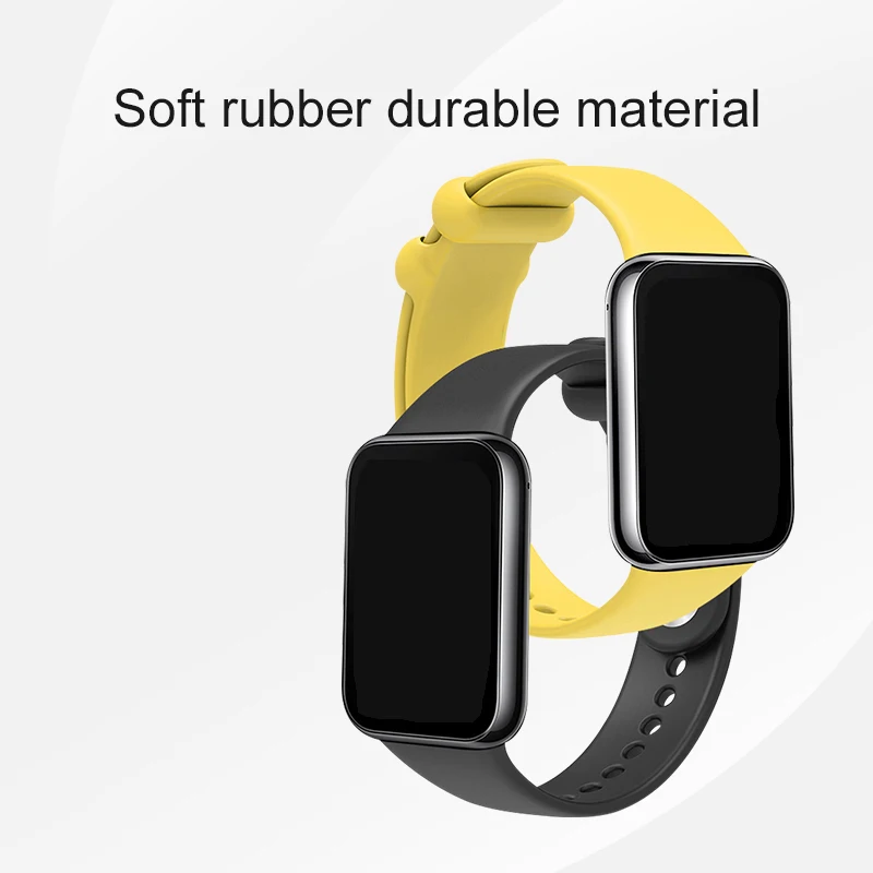 สายนาฬิกาซิลิโคนสําหรับ Xiaomi Band 8pro สายนาฬิกานุ่มเรียบง่าย