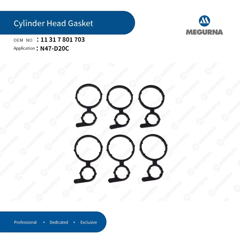 

6PCS N47 N57 Engine Cylinder Head Gasket Seal 11317801703 For BMW 123d 225d 320d 420d 520d 640d 730d X1 X2 X3 X4 X5 X6 MINI R56