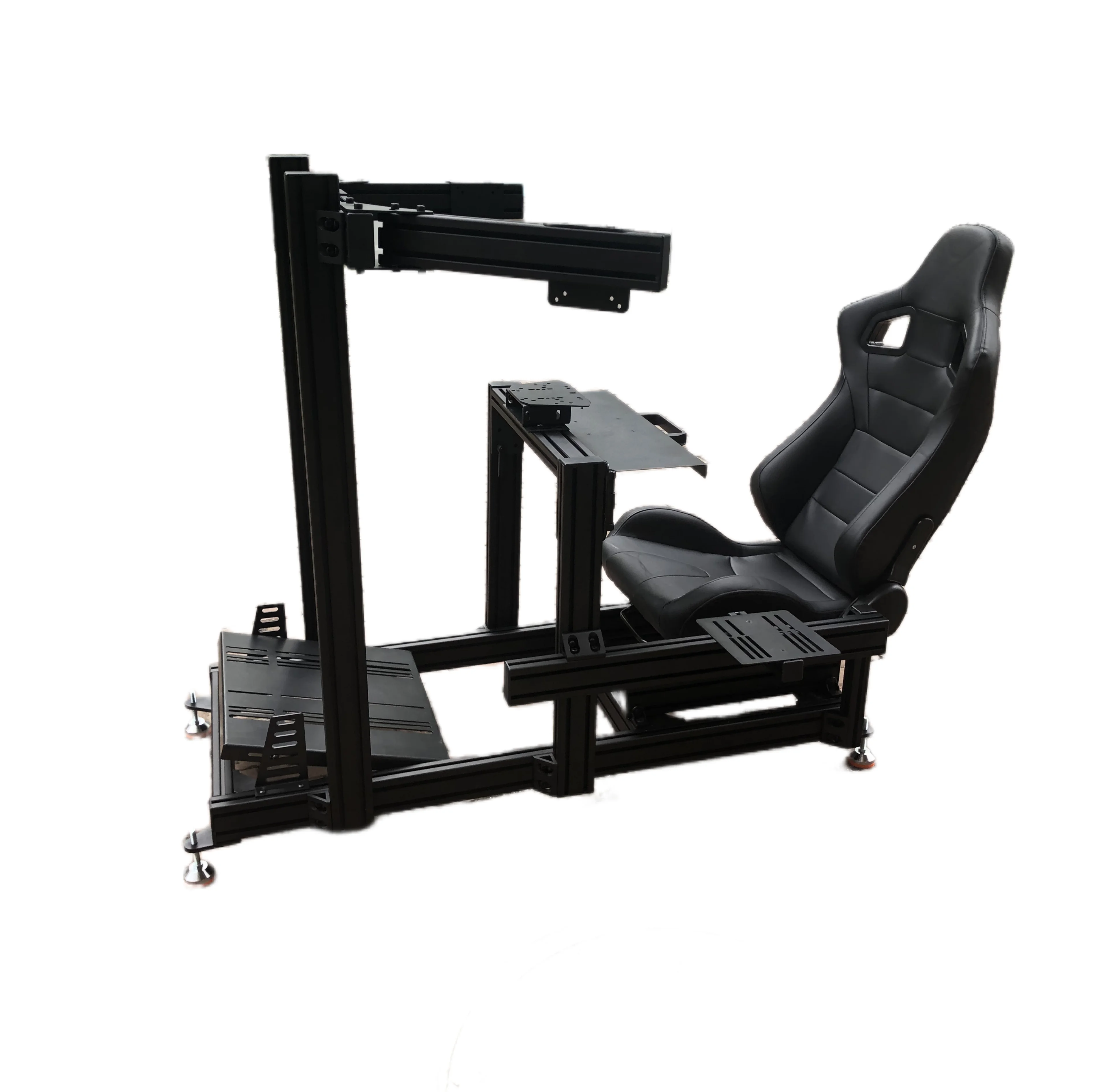 Factory Wholesale Customization Sim Rig 4080 Black Game Equipment Sim Racing Cockpit Full Setup Simulator Cockpit Sim Racing