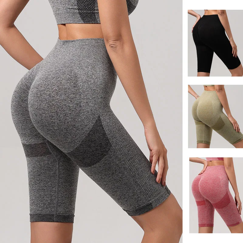 

1pcs Women Five-point Safety Sport Panties Lady High waist Casual Pant Girl Hip Lifting Yoga Pant Female Elastic Leggings Short