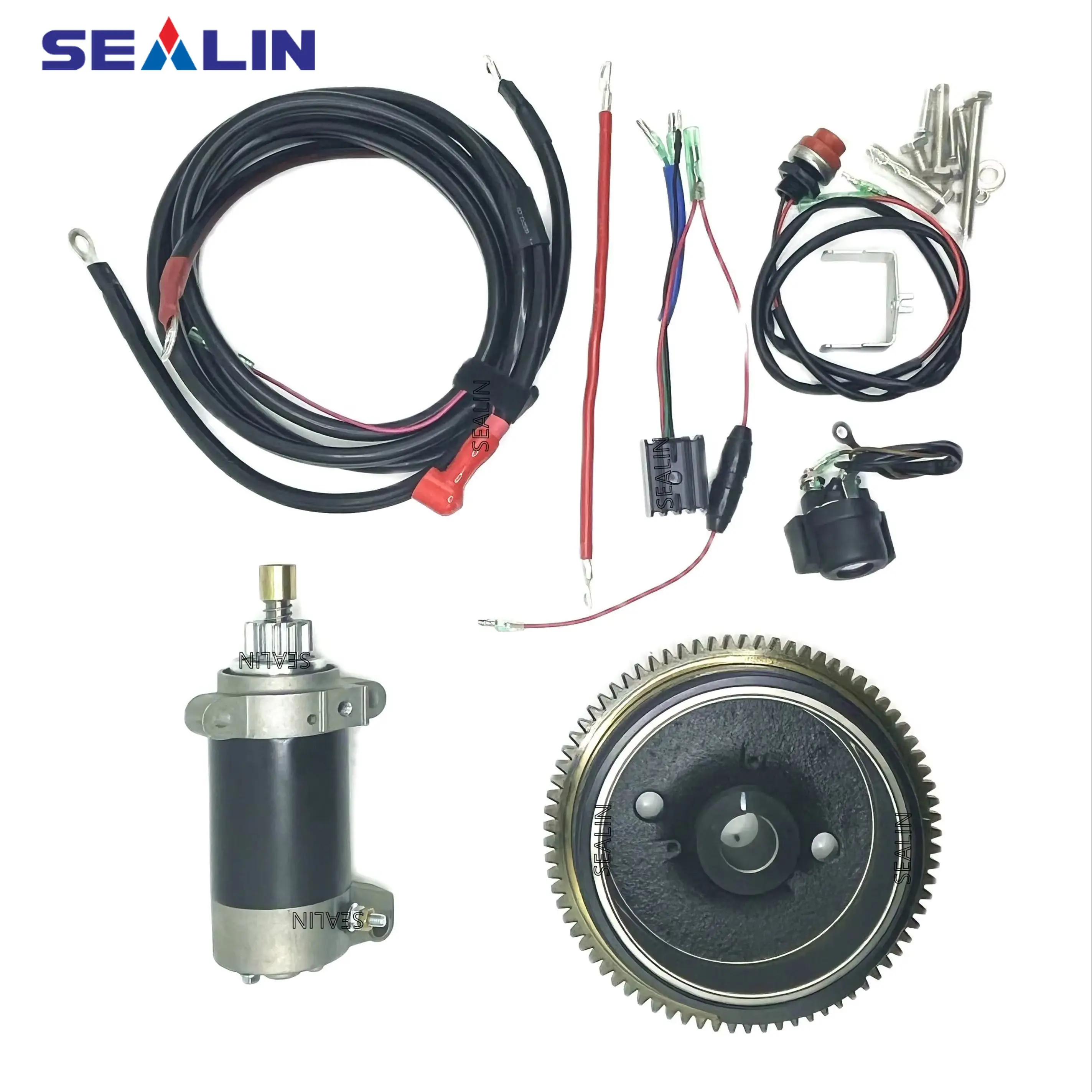 

Комплект для переоборудования электрического стартера для Parsun HDX F20EBM F20ABMS, 4-тактный, 20 л.с., с маховиком