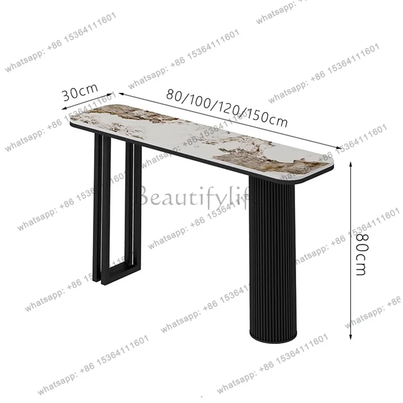 FGUnique Design Console Tables Luxury Aesthetic Display Hallway Console Table Entryway Nordic Console Meuble Living Room Furnitu