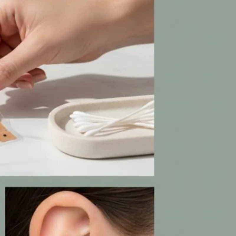 600Pcs/Bag Seeds Sticker Auricular Auriculotherapy Vaccaria Ear Acupuncture Massage Therapy Needle Patch