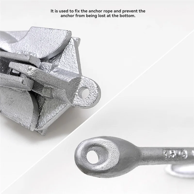 AB56-0,7 кг стальной складной якорь для водного транспорта, каяк, морской каноэ, лодка, плит, рыболовная лодка, якорь, аксессуары для лодки