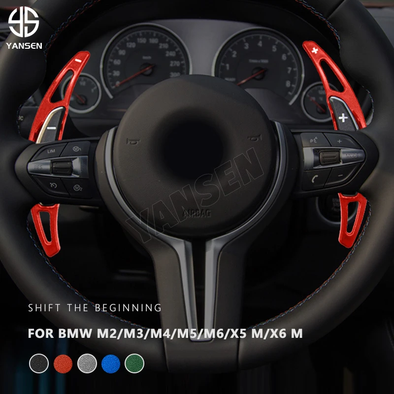

2 шт./лот ABS автомобильный руль переключения передач для BMW M2 F87 M3 F80 M4 F82 M6 X5M X6M 2016 2017 аксессуары