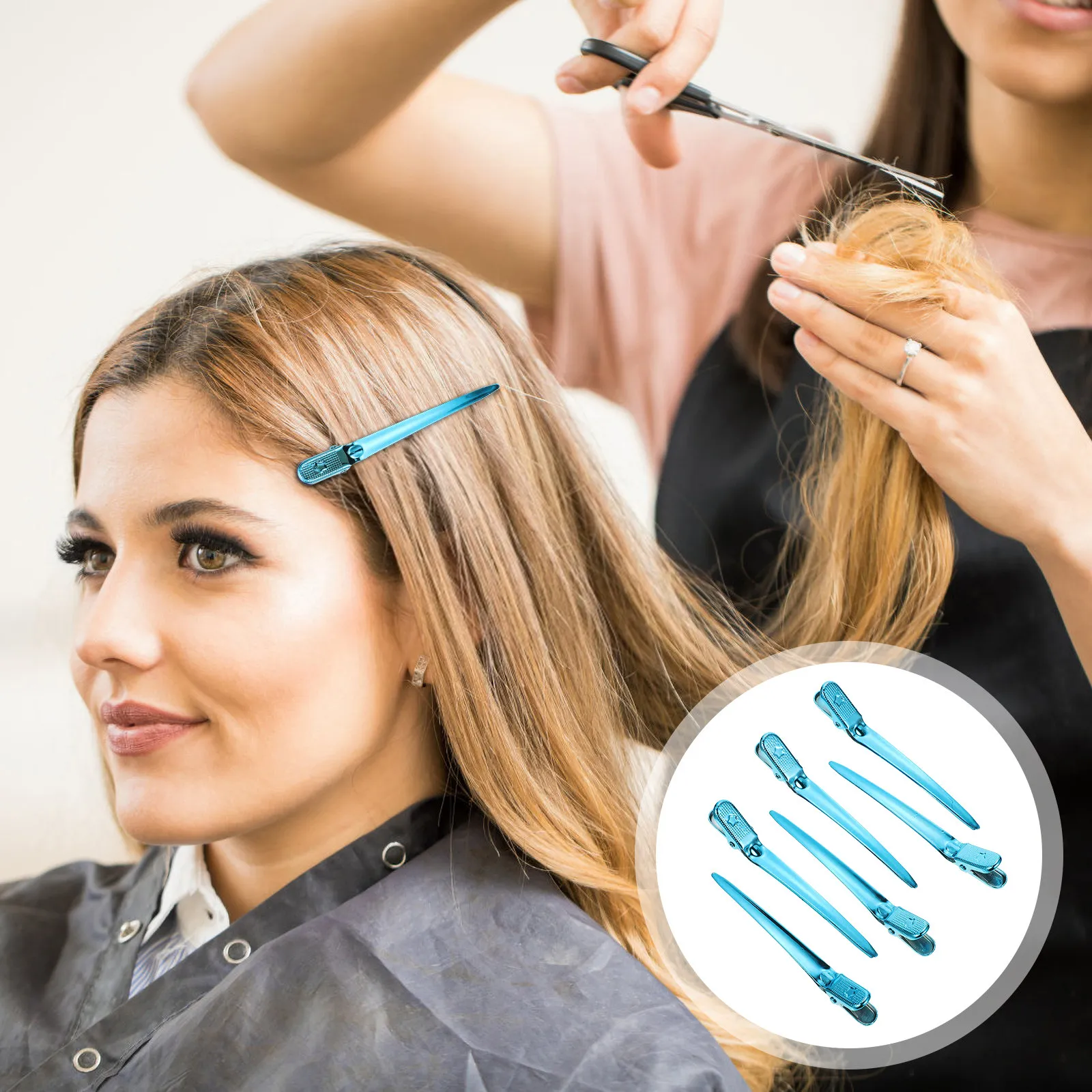 12Pcs Colorful Duckbill Hair Clips High-Quality Smooth Surface Non-Slip Hairdressing Sectioning Clamps for Styling Washing