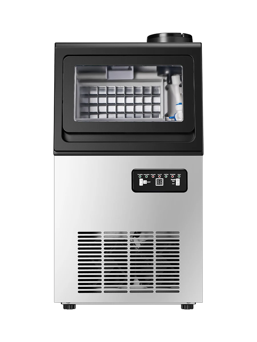 5 Kg Tube   Commercial   Maker   Machine Indoor Setup Electric   Cube Maker for Restaurants Bars Hotels Cafes Supply Use