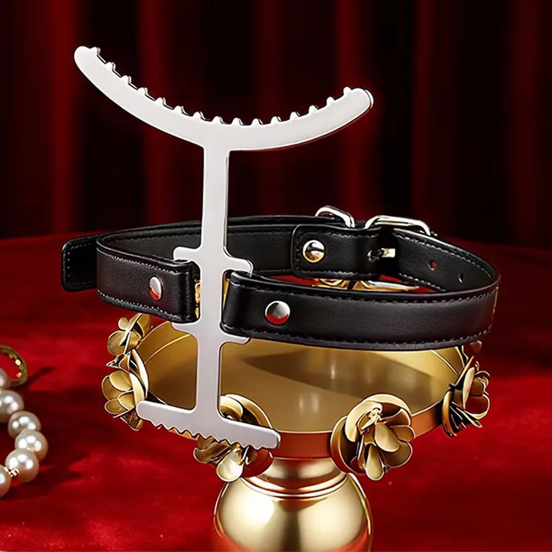 Metal Neck Bound Collar Forced Training Tool Adult Sex Products Sexy Accessories for Couple BDSM Sex Toys for Adults - Image 3
