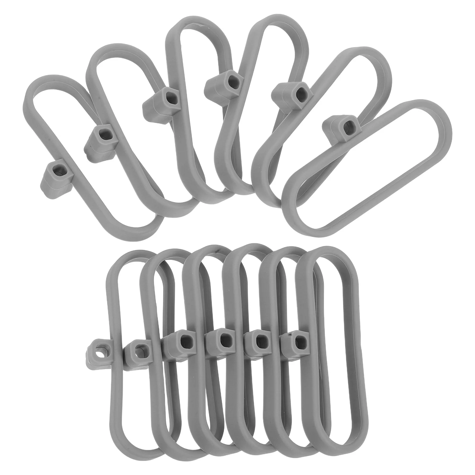 

12 Pcs Cup Hanging Silicone Ring Mason Jar Holder Kitchen Canisters Fork Spoon Storage Function Airtight Container Accessories