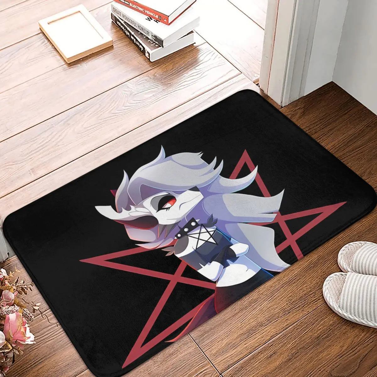 Helluva Boss Cartoon Bathroom Mat Boss Loona Doormat Living Room Carpet Outdoor Rug Home Decor