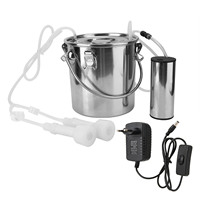 5L Goat Sheep Cow Milking Kit Portable Electric Milker Milking Machine
