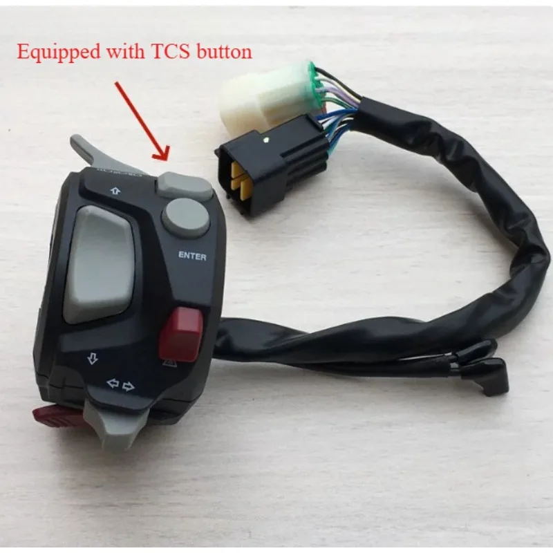 Left Handlebar Combination Switch Assembly for VOGE SR250GT Loncin LX250T Horn Turn Signal Passing Light TCS Control Switch