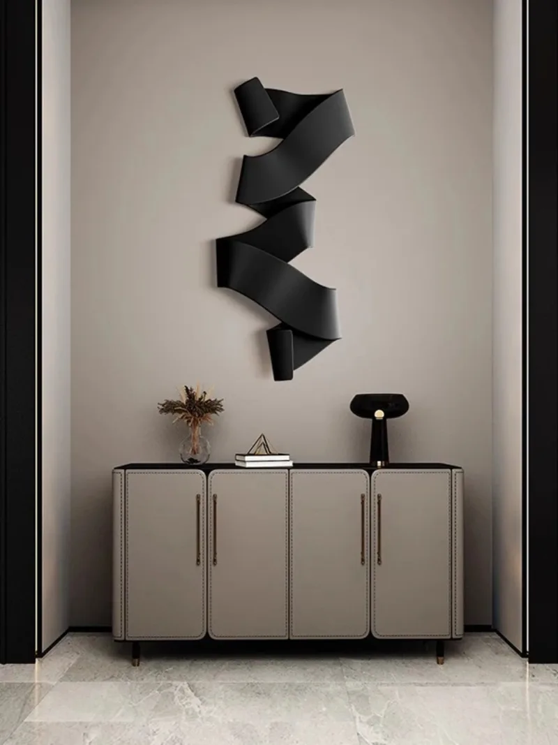 ديكور جداري إيطالي منحني ثلاثي الأبعاد لتزيين جدران الشرفة وخلفية الجدار ومدخل معدني #5