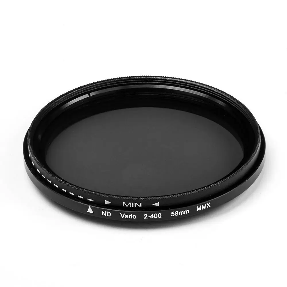 Adjustable ND Filter 2-400  37mm-82mm Variable Neutral Density Lens for DSLR Camera Photography