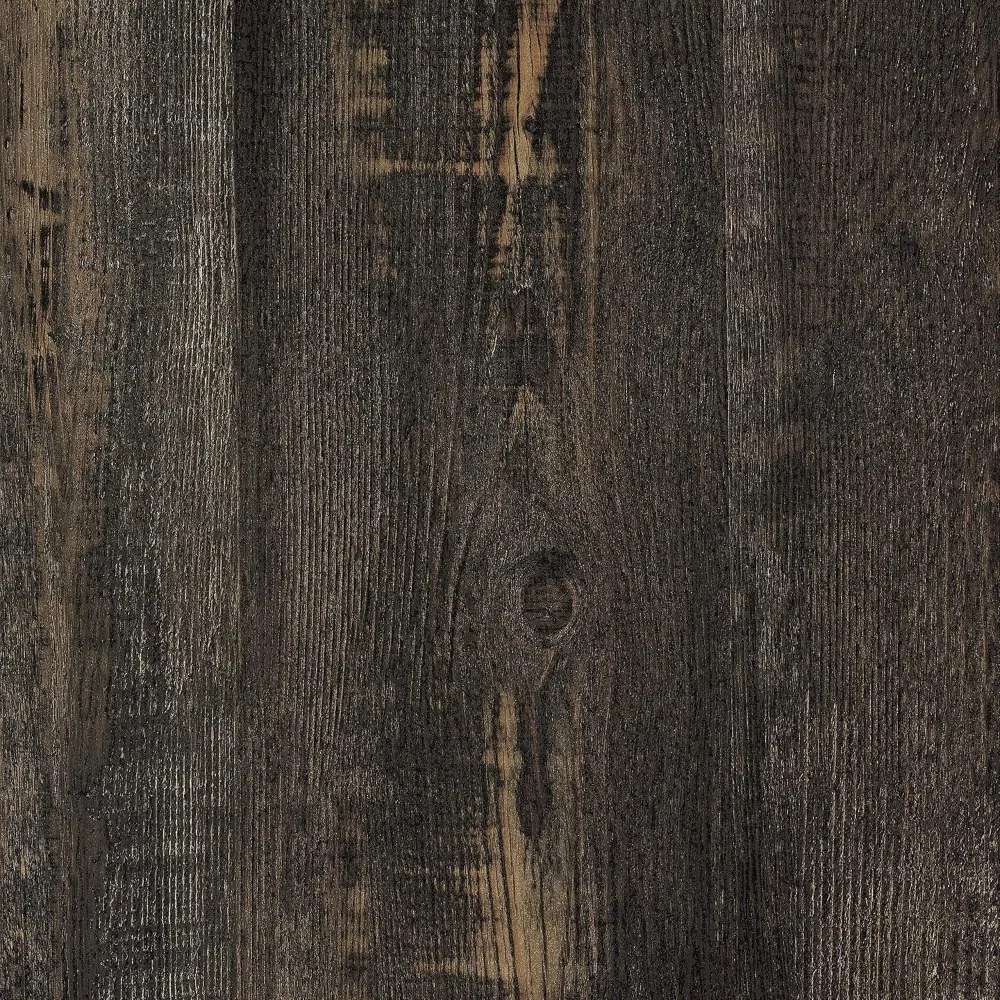 Mesa auxiliar de metal contemporánea con acabado en roble, dimensiones: 22,44 largo x 21,65 ancho x 23,11 alto